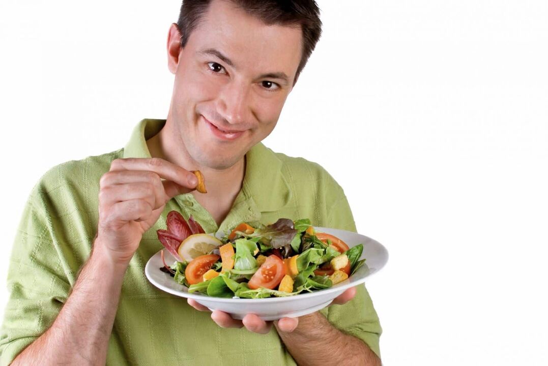 dārzeņu salāti vīriešu potences uzlabošanai